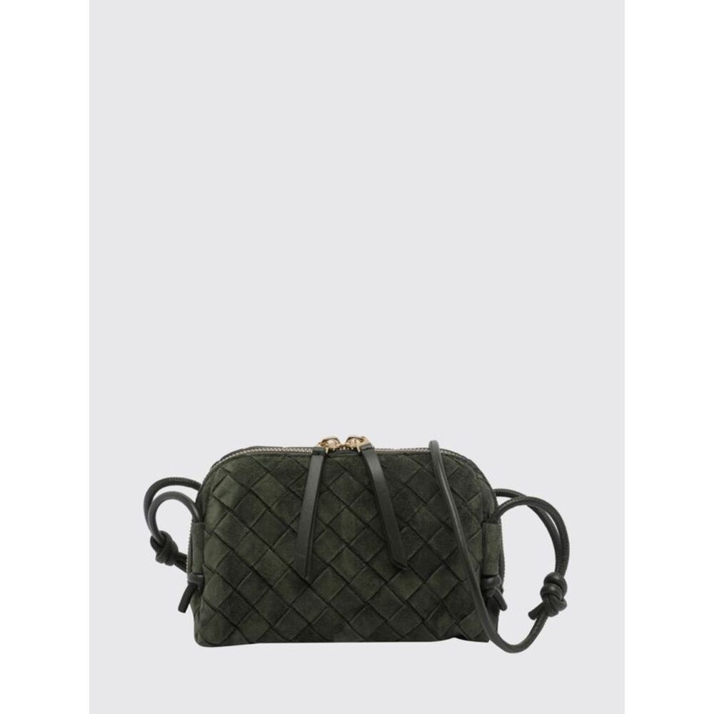 Bottega Veneta Women Concert Intrecciato Suede Leather Mini Bag Bottega Veneta